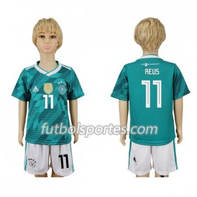 Camisetas Alemania Reus 11 Niño Segunda Equipacion Mundial 2018